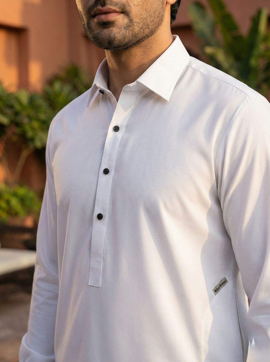 Gul Ahmed VIP Soft Cotton Unstitched Fabric | VSC-05 | Pristine White